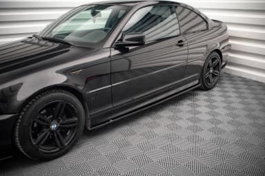 Накладки на пороги V.2 Maxton BMW 3 Coupe M-пакет E46 - фото My Tuning Lab