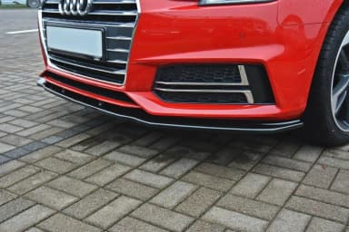 Передній сплітер V.2 Maxton Audi S4 / A4 S-Line B9 - фото My Tuning Lab