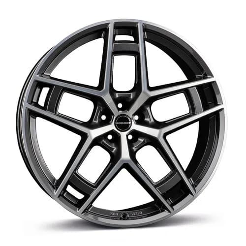 Легкосплавний диск 24" Borbet TF 24x10,5 ET40 5x112 графіт полірований glossy - фото My Tuning Lab