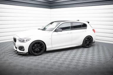 Накладки на пороги V.4 Maxton+ Flaps BMW 1 M-пакет / M140i F20 Facelift - фото My Tuning Lab