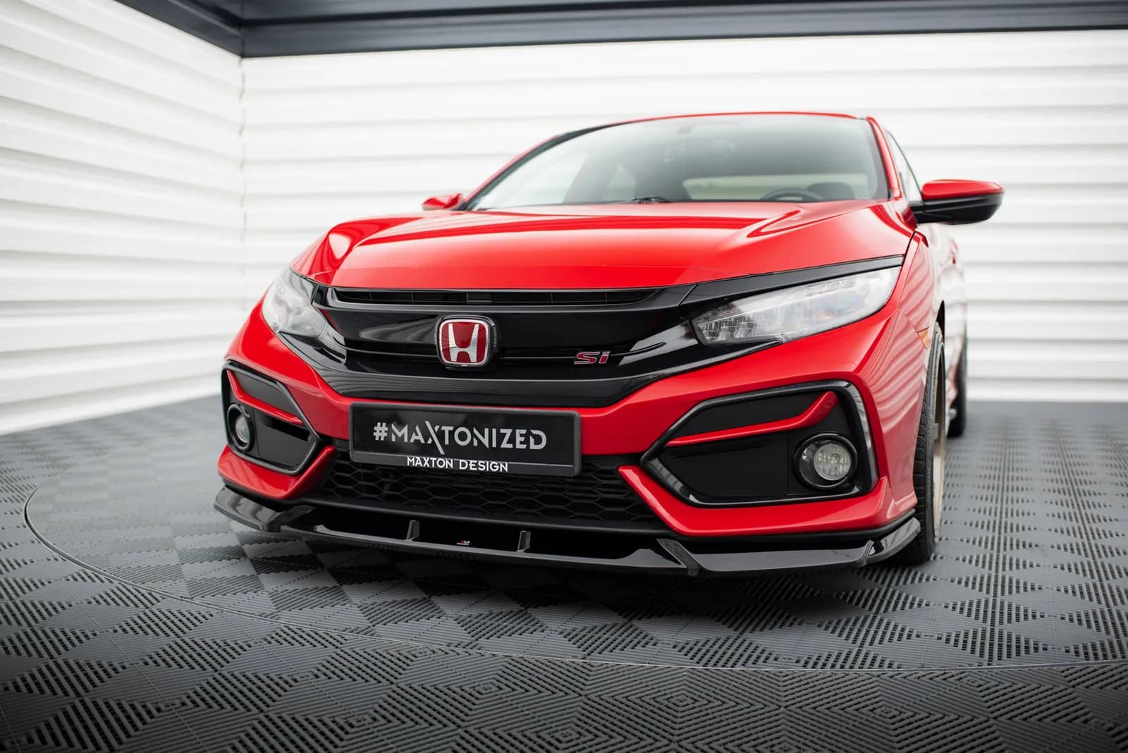 Передній сплітер Maxton Honda Civic SI Mk10 - фото My Tuning Lab