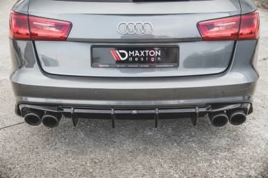Задня накладка V.1 Maxton Audi S6 C7 Facelift - фото My Tuning Lab