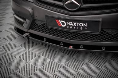 Передній сплітер V.1 Maxton Mercedes-Benz C Coupe / Sedan / Estate AMG-Line C204 / W204 Facelift / S204 Facelift - фото My Tuning Lab