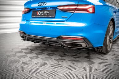 Задній сплітер (Z Dyfuzorem) Maxton Audi A5 S-Line F5 Facelift - фото My Tuning Lab