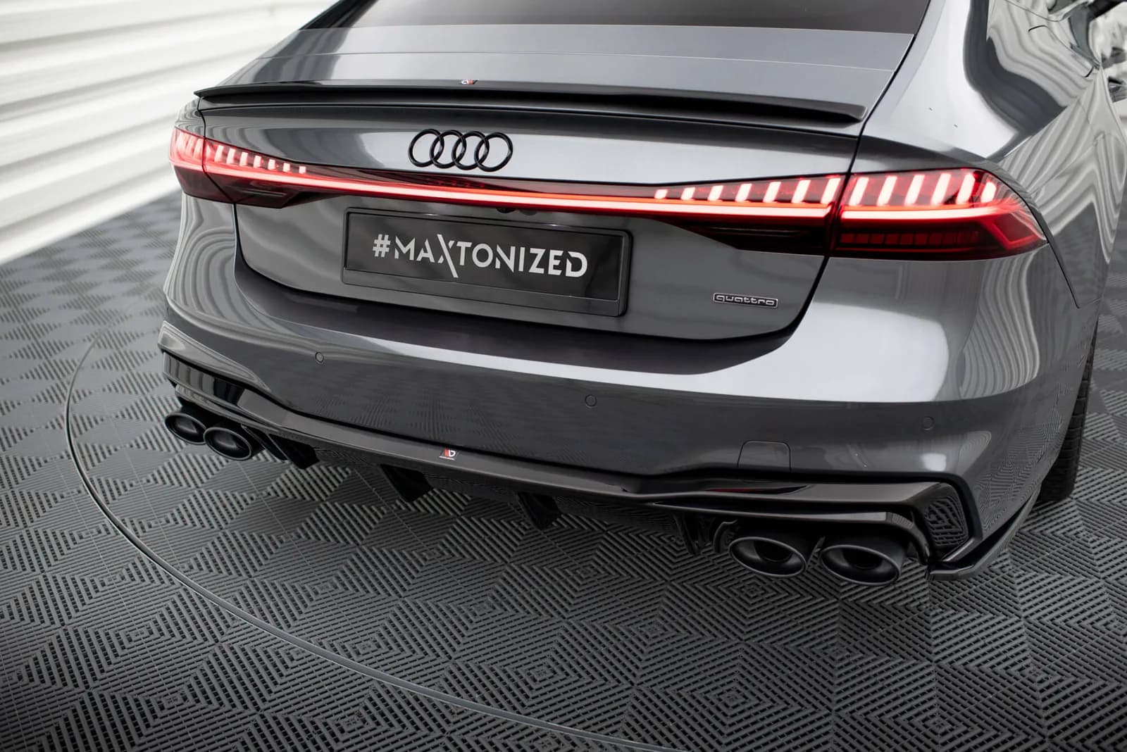 Задня накладка Maxton Audi A7 S-Line C8 / S7 C8 - фото My Tuning Lab