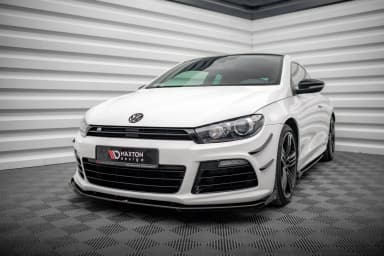 Передній сплітер Street Pro + Flaps Maxton Volkswagen Scirocco R Mk3 - фото My Tuning Lab