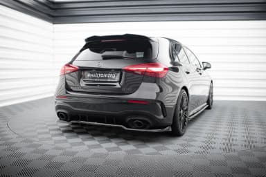 Задній сплітер (Z Dyfuzorem) Maxton Mercedes-AMG A35 Hatchback W177 - фото My Tuning Lab
