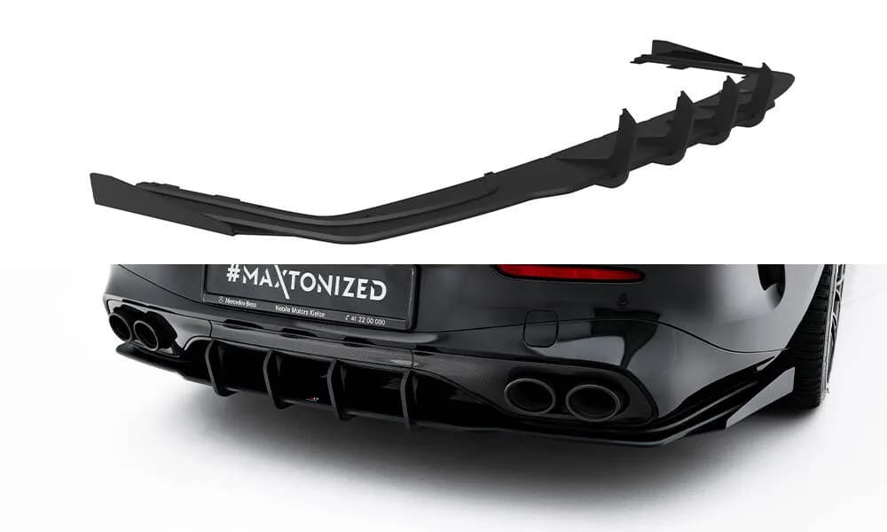 Задній дифузор Street Pro + Flaps Maxton Mercedes-AMG CLE 53 C236 - фото My Tuning Lab