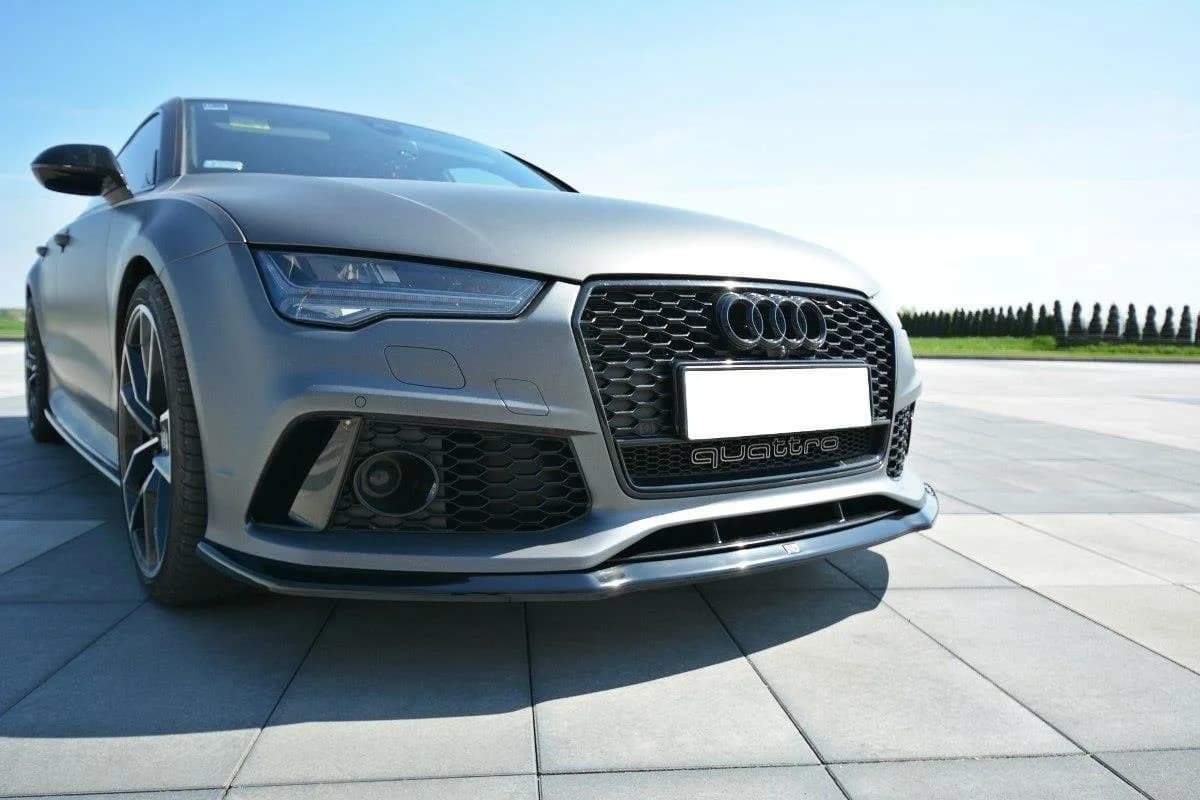 Передній сплітер V.2 Maxton Audi RS7 C7 - фото My Tuning Lab