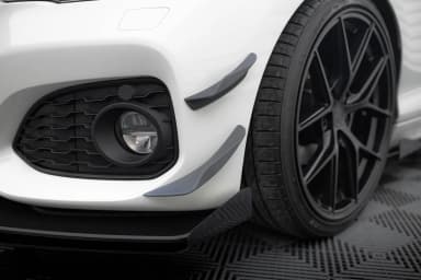 Канарди (аеродинамічні накладки переднього бампера) Maxton BMW 1 M-пакет / M140i F20 Facelift - фото My Tuning Lab