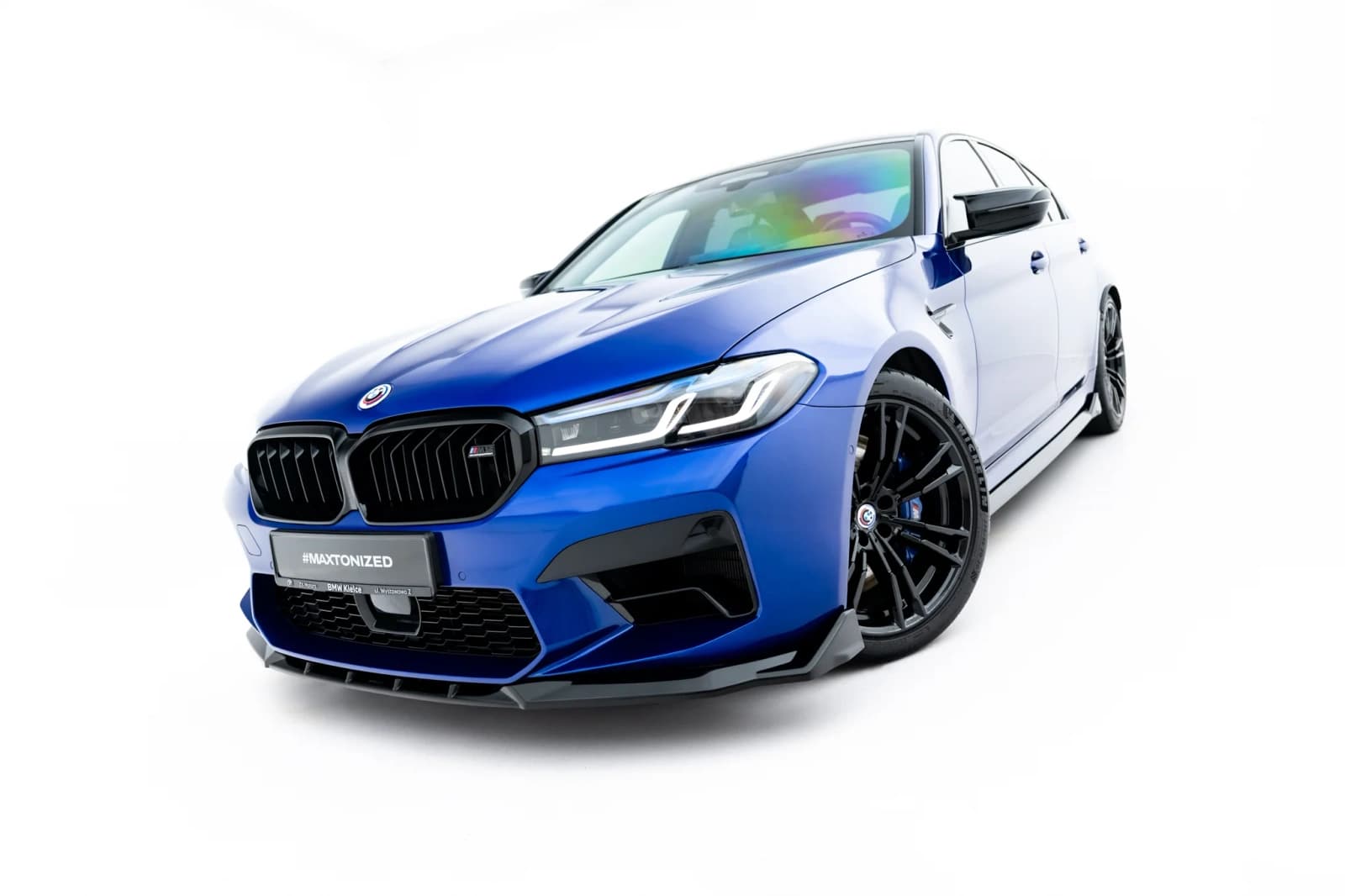 Передній сплітер V.4 Maxton BMW M5 F90 Facelift - фото My Tuning Lab