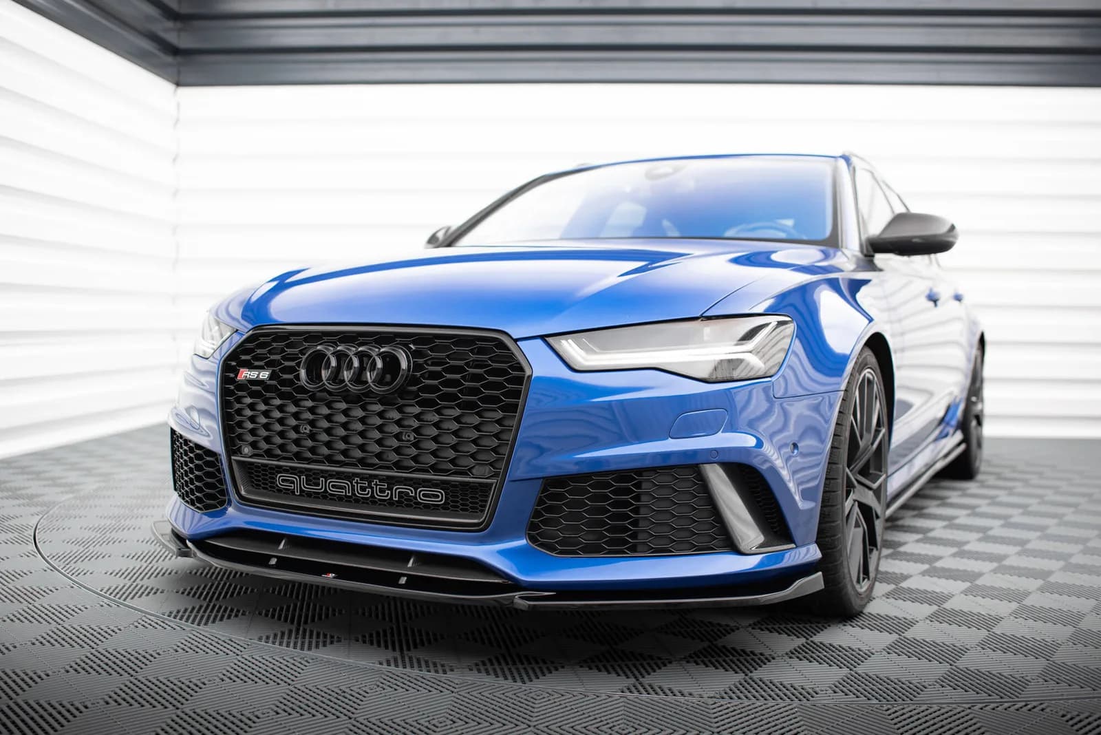 Передній сплітер V.3 Maxton Audi RS6 C7 / C7 Facelift - фото My Tuning Lab