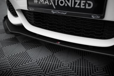 Передній сплітер Racing Durability V.3 + Flaps Maxton BMW 1 F20 M-пакет Facelift / M140i - фото My Tuning Lab