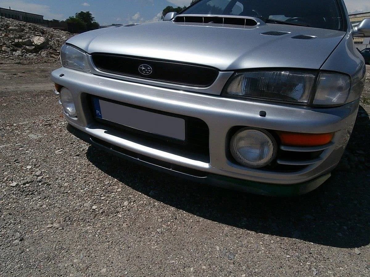 Передній сплітер Maxton Subaru Impreza MK1 GT (чорний глянець) - фото My Tuning Lab