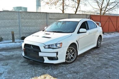 Передній сплітер Maxton Racing Mitsubishi Lancer Evo X V3 - фото My Tuning Lab