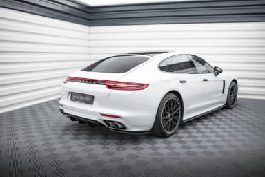 Задні сплітери boczne Maxton Porsche Panamera Turbo / GTS 971 (чорний глянець) - фото My Tuning Lab