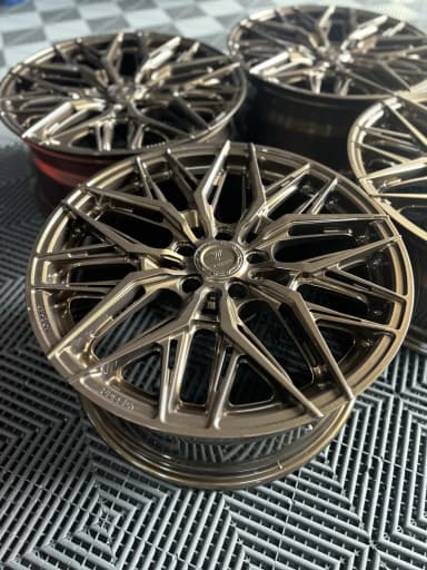 Легкосплавний диск 19" Vesser VSR1 19x8,5 ET32 5x112 глянцева бронза - фото My Tuning Lab