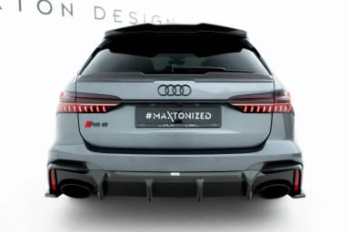 Karbonowy Задній дифузор Prepreg Maxton Audi RS7 C8 / RS6 C8 / C8 Facelift (wersja bez haka) - фото My Tuning Lab