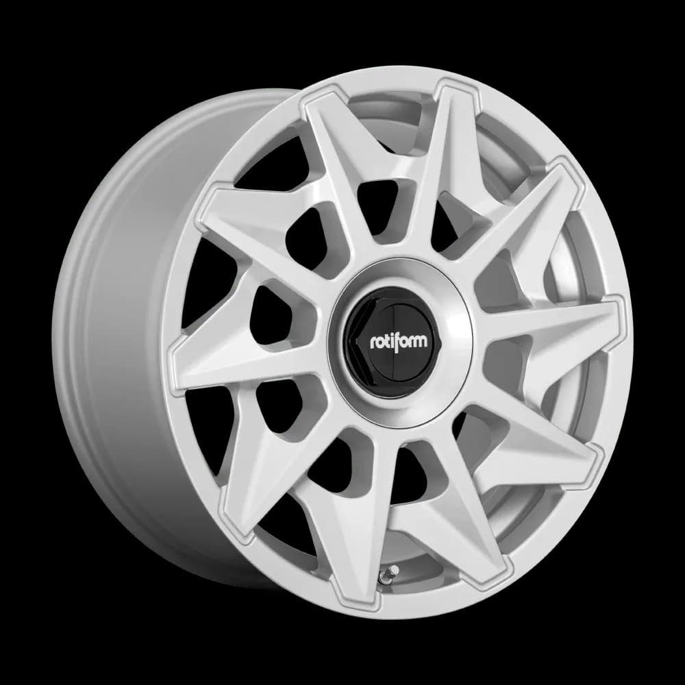 Легкосплавний диск 20" Rotiform R124 CVT 20x8,5 ET45 5x112 глянцевий срібний - фото My Tuning Lab