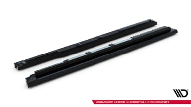 Накладки на пороги Maxton Lexus RX Mk4 / F-Sport Mk4 Facelift (wersja bez fabrycznych stopni progowych) - фото My Tuning Lab