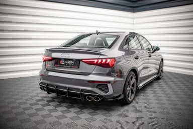 Задні сплітери Boczne Street Pro + Flaps Maxton Audi S3 Sedan 8Y - фото My Tuning Lab