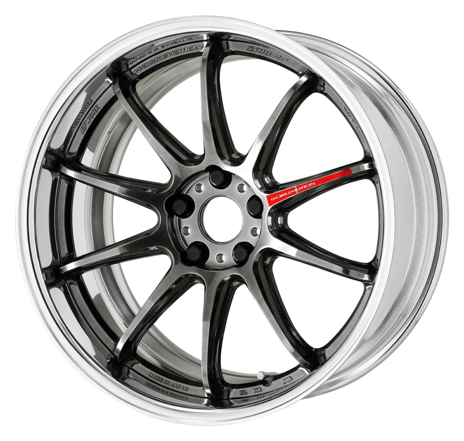 Легкосплавний диск 18" Work Wheels Work Emotion ZR10-2P 18x7,5 BLANK Glim чорний (GTK) - фото My Tuning Lab
