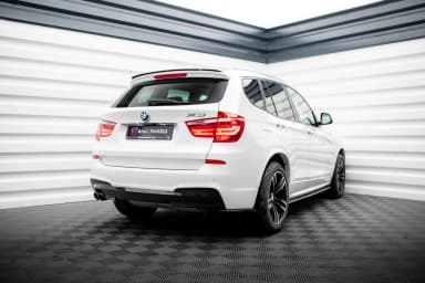 Задні сплітери boczne Maxton BMW X3 F25 M-пакет рестайлінг (чорний глянець) - фото My Tuning Lab