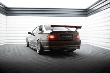 Karbonowy Spoiler Z Zewnętrznymi Wspornikami + LED Maxton BMW 3 Coupe E46 - фото My Tuning Lab