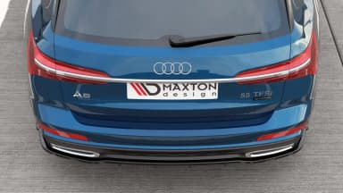 Задній сплітер (Z Dyfuzorem) Maxton Audi A6 S-Line C8 - фото My Tuning Lab