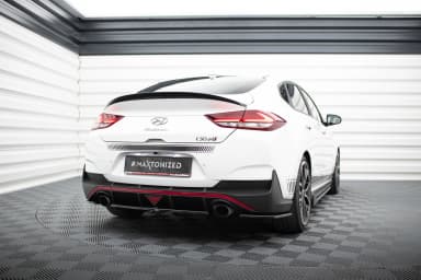 Задні сплітери boczne Maxton Hyundai i30 N MK3 Fastback (чорний глянець) - фото My Tuning Lab