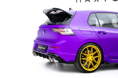 Задні сплітери Boczne Street Pro V.2 + Flaps V.2 Maxton Volkswagen Golf R Hatchback Mk8 / Mk8 Facelift - фото My Tuning Lab