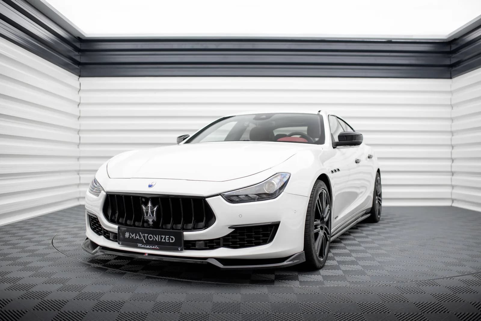 Передній сплітер V.1 Maxton Maserati Ghibli Mk3 Facelift - фото My Tuning Lab