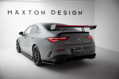 Karbonowy Spoiler Z Górnymi Mocowaniami + LED Maxton Mercedes-Benz CLA Coupe C118 / C118 Facelift - фото My Tuning Lab