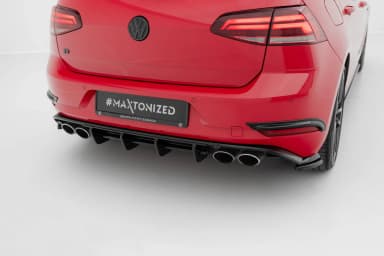 Задня накладка Maxton Volkswagen Golf R Hatchback R Mk7 Facelift - фото My Tuning Lab