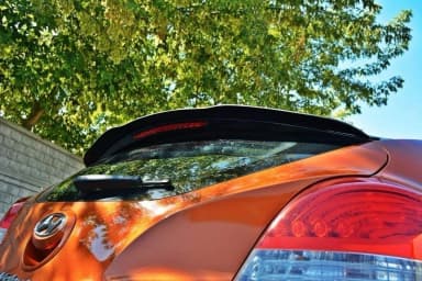 Задній спойлер Maxton Hyundai Veloster (чорний глянець) - фото My Tuning Lab