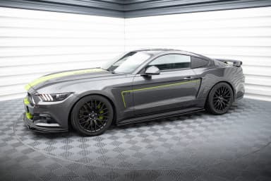 Накладки на пороги Maxton Ford Mustang GT Mk6 - фото My Tuning Lab