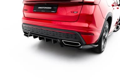 Задній сплітер (Z Dyfuzorem) Maxton Skoda Kodiaq RS Mk2 - фото My Tuning Lab