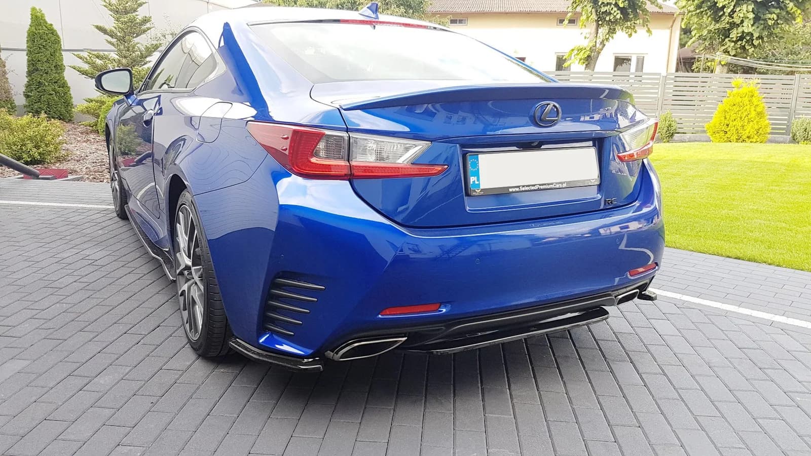Задній сплітер Maxton Lexus Rc Mk1 - фото My Tuning Lab