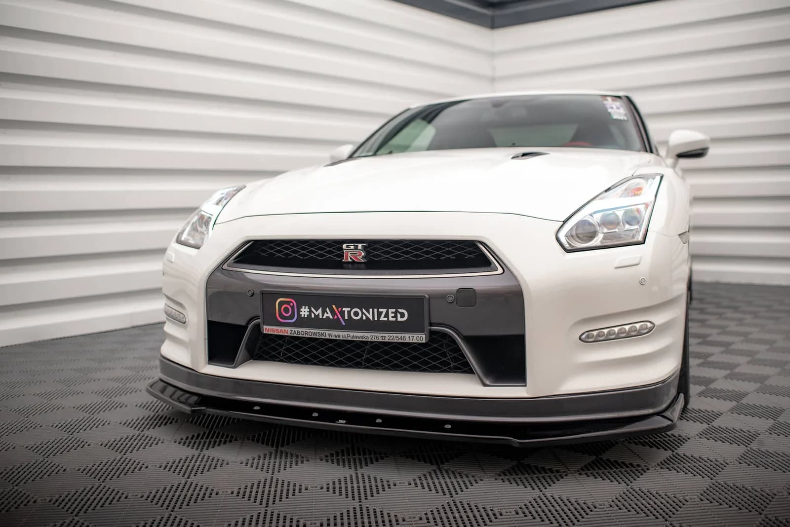 Передній сплітер Maxton Nissan GTR R35 Facelift - фото My Tuning Lab