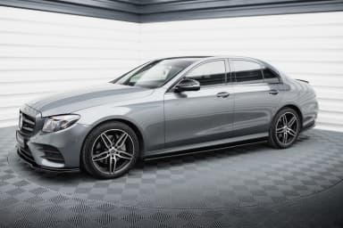 Накладки на пороги Maxton Mercedes-Benz E43 AMG / AMG-Line Sedan / Estate W213 / S213 - фото My Tuning Lab