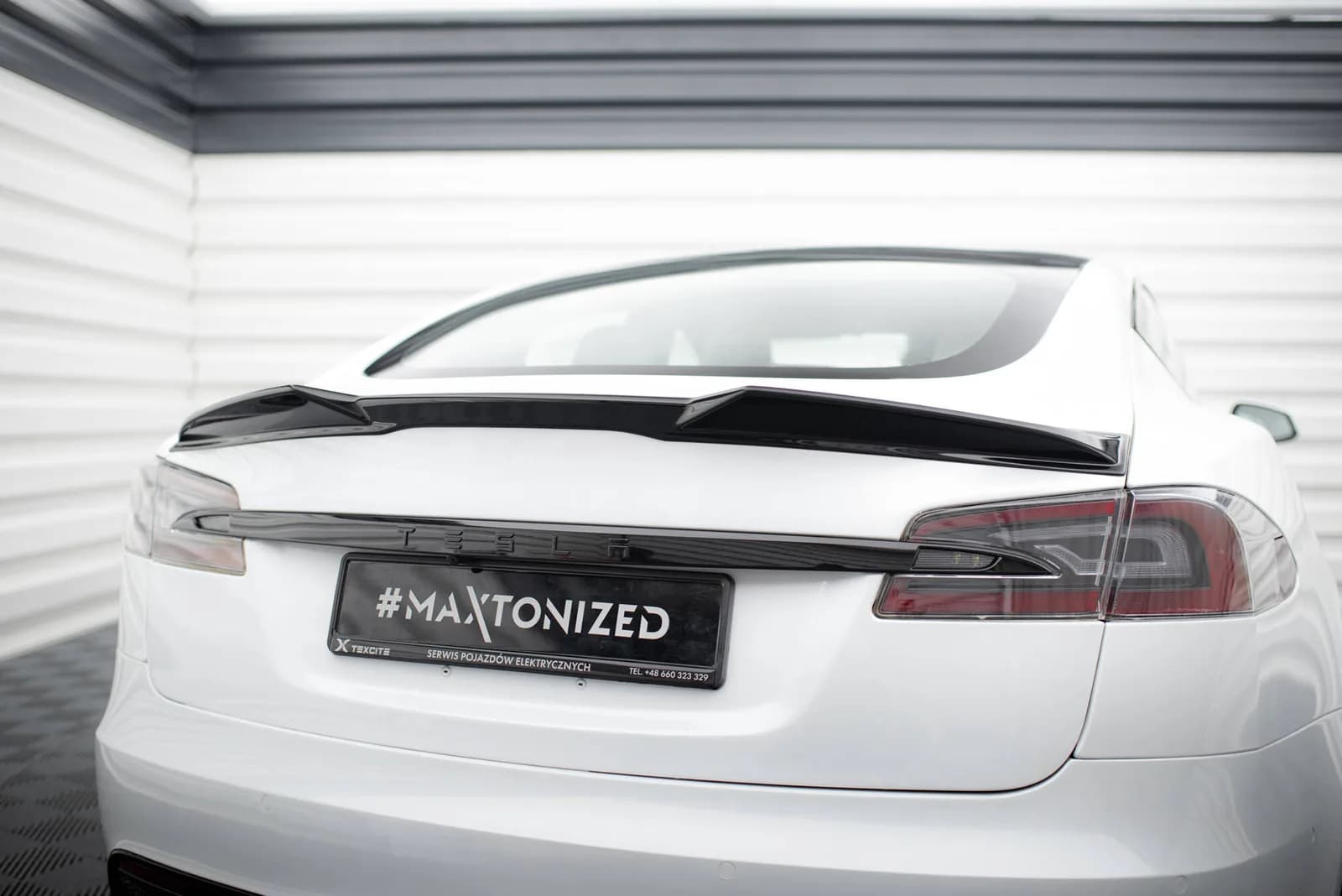 3D спойлер Maxton Tesla Model S Plaid Mk1 Facelift - фото My Tuning Lab