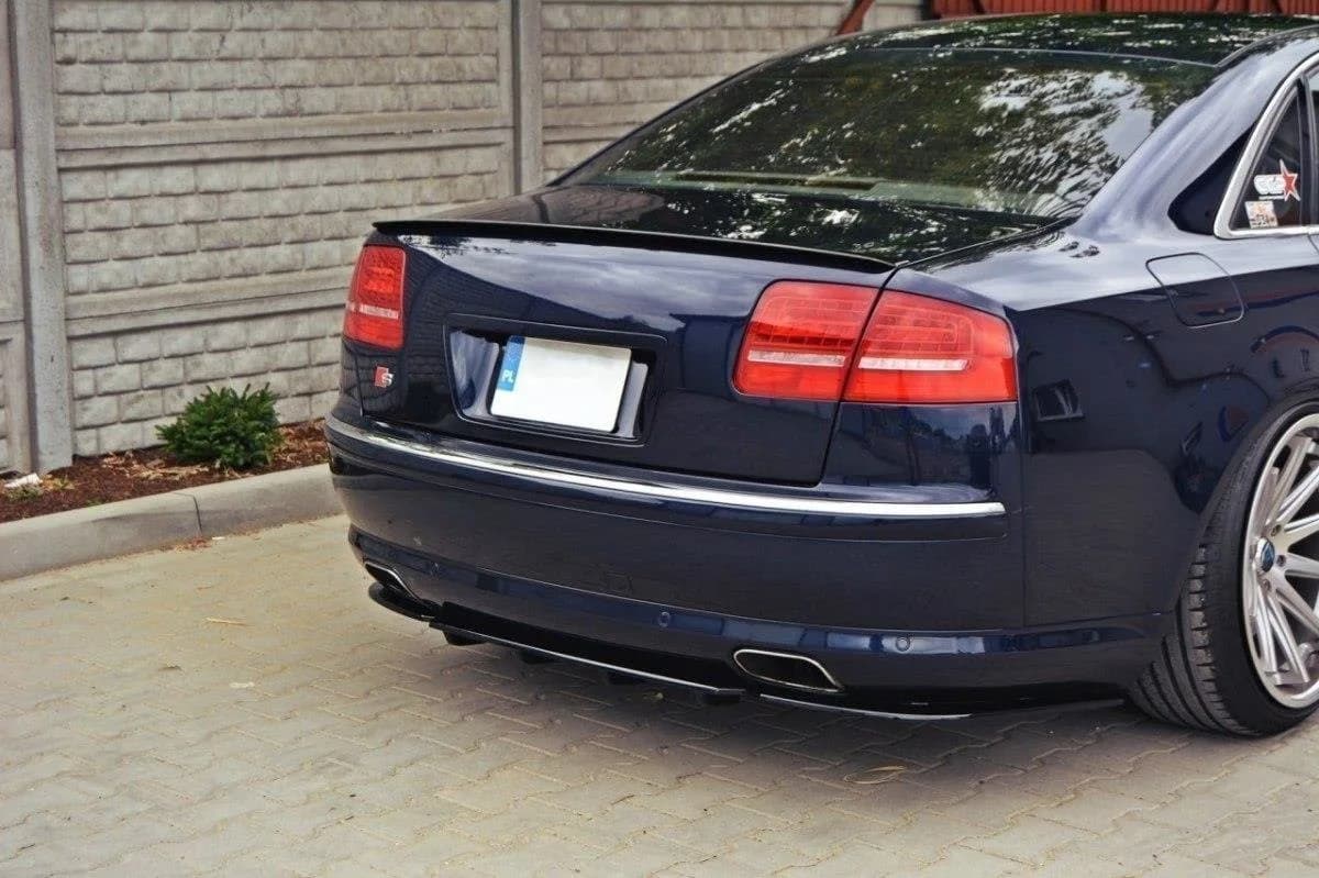 Задні сплітери boczne Maxton Audi A8 W12 D3 (чорний глянець) - фото My Tuning Lab