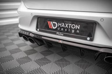 Задня накладка Maxton Volkswagen Golf R Mk7 - фото My Tuning Lab