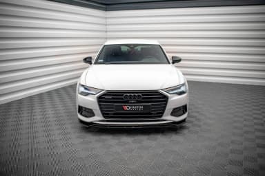 Передній сплітер V.3 Maxton Audi A6 C8 - фото My Tuning Lab