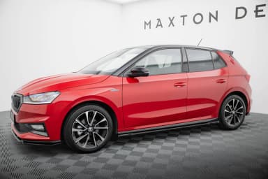 Накладки на пороги Maxton Skoda Fabia Monte Carlo Mk4 - фото My Tuning Lab
