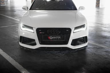 Передній сплітер V.3 Maxton Audi RS7 C7 - фото My Tuning Lab