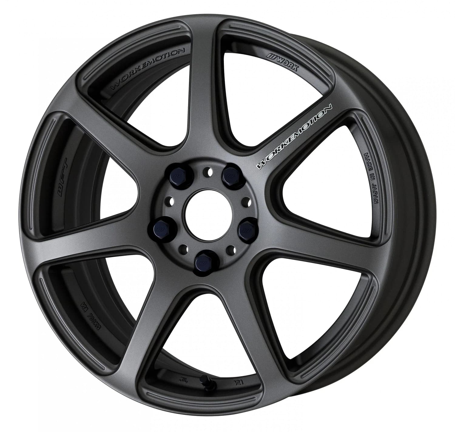 Легкосплавний диск 18" Work Wheels Work Emotion T7R 18x8,5 BLANK матовий графіт (MGM) - фото My Tuning Lab