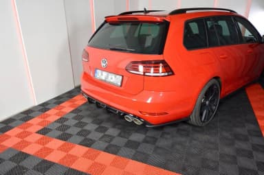 Задня накладка Maxton Volkswagen Golf R Variant Mk7 Facelift - фото My Tuning Lab