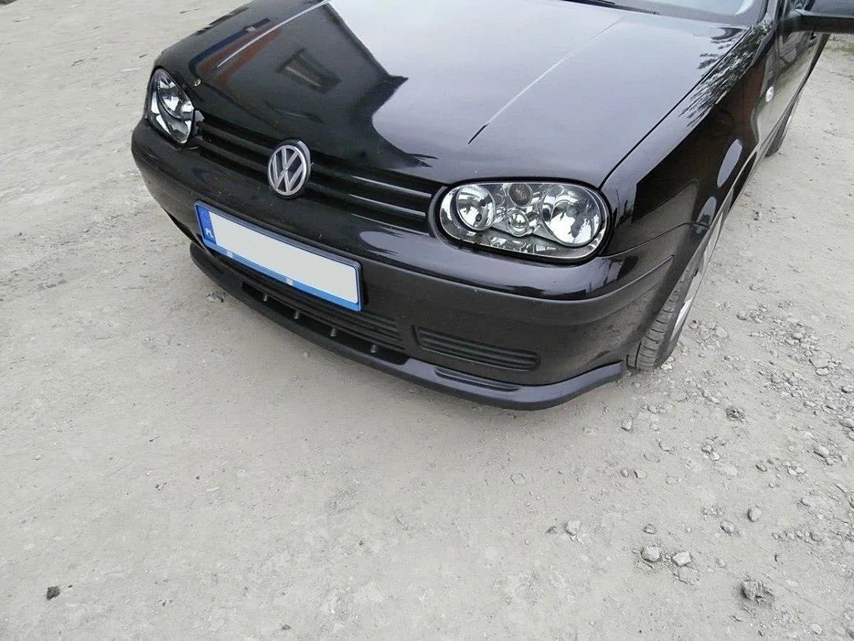 Передній сплітер Maxton Volkswagen Golf MK4 (чорний глянець) - фото My Tuning Lab