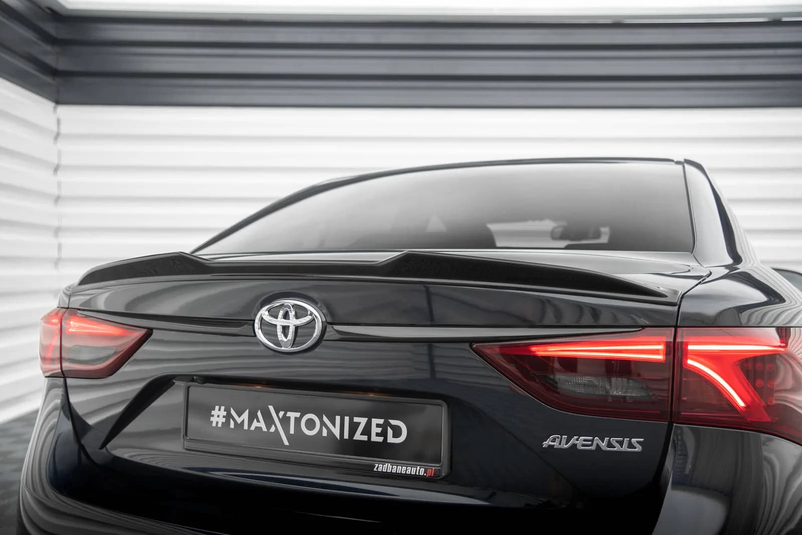3D продовження спойлера Maxton Toyota Avensis Sedan Mk3 Facelift - фото My Tuning Lab